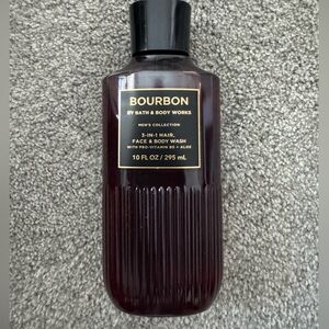 NEW Bath & Body Works Men’s Bourbon 3-in-1 Wash - W/ Aloe